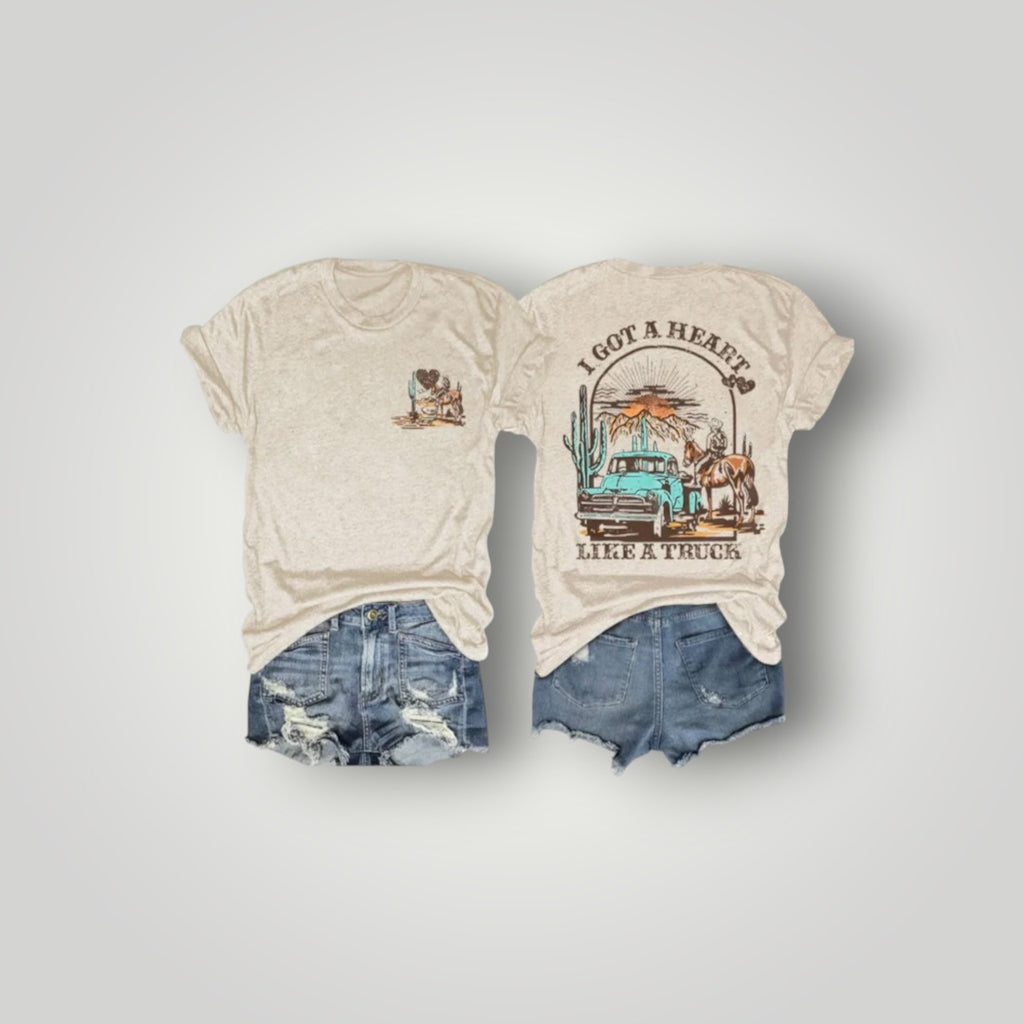 Heart Like A Truck Tee