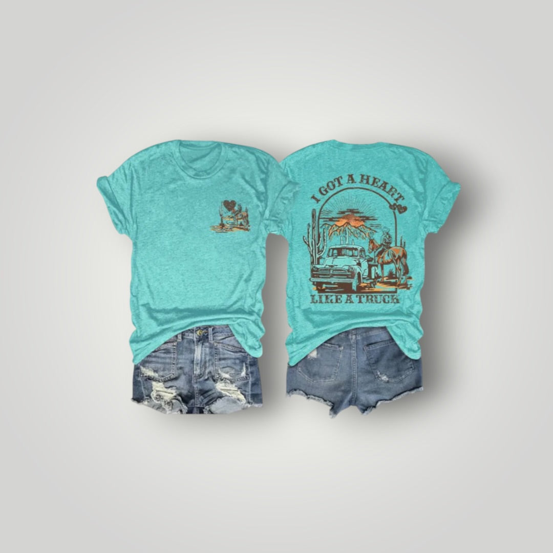 Heart Like A Truck Tee