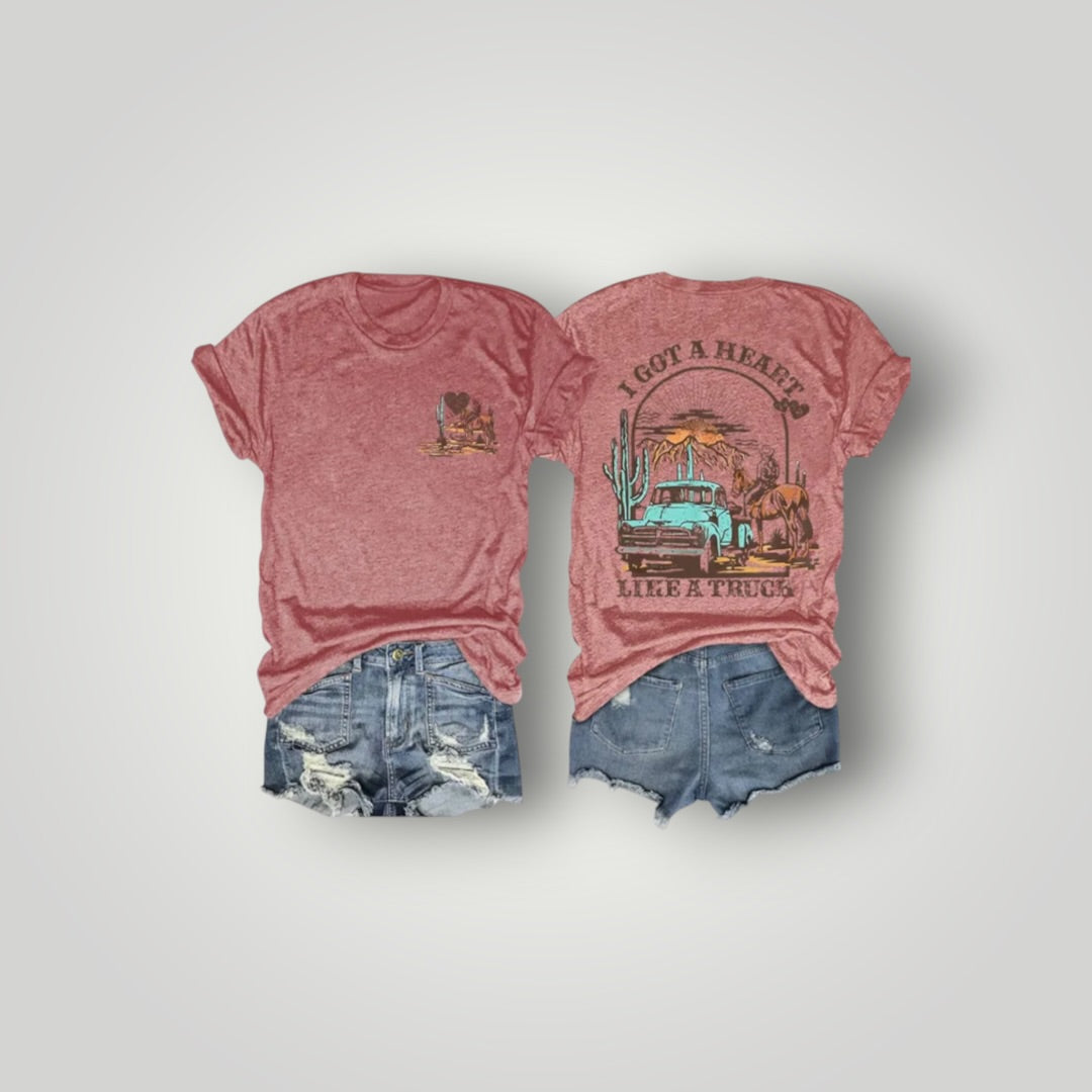 Heart Like A Truck Tee