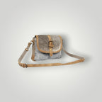 Ashen Flap Crossbody Bag