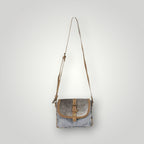 Ashen Flap Crossbody Bag