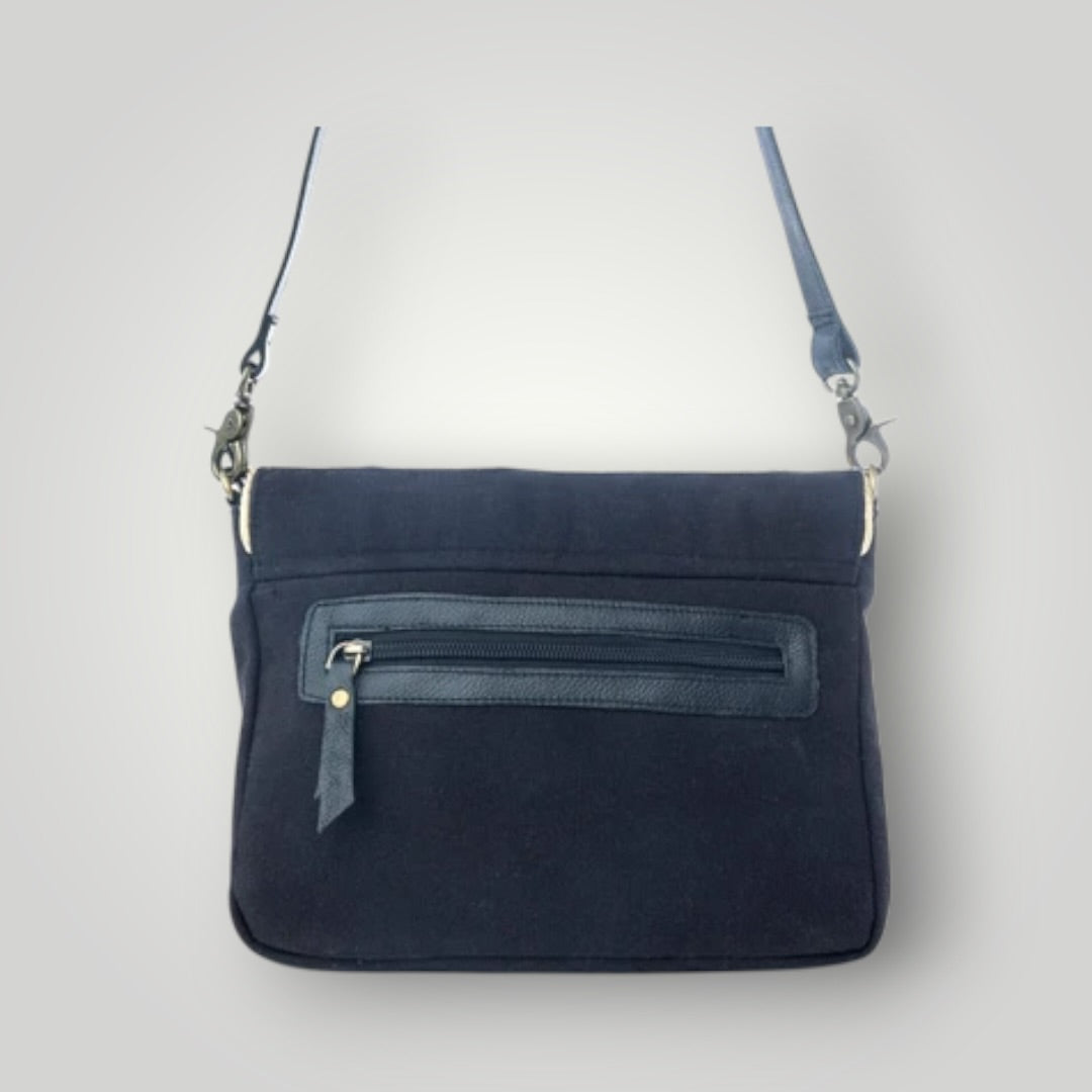 Velvet Ember Crossbody Bag