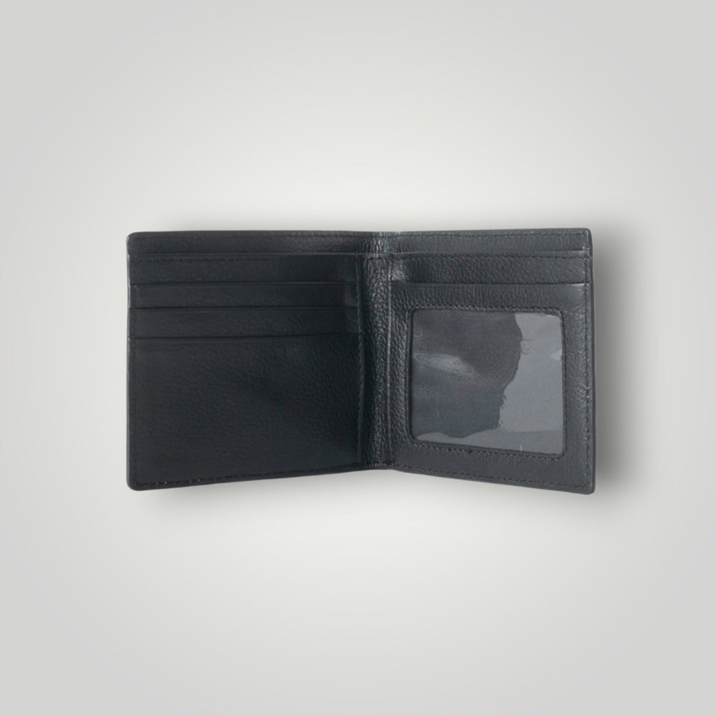 Floral Hand-Tooled Leather Wallet