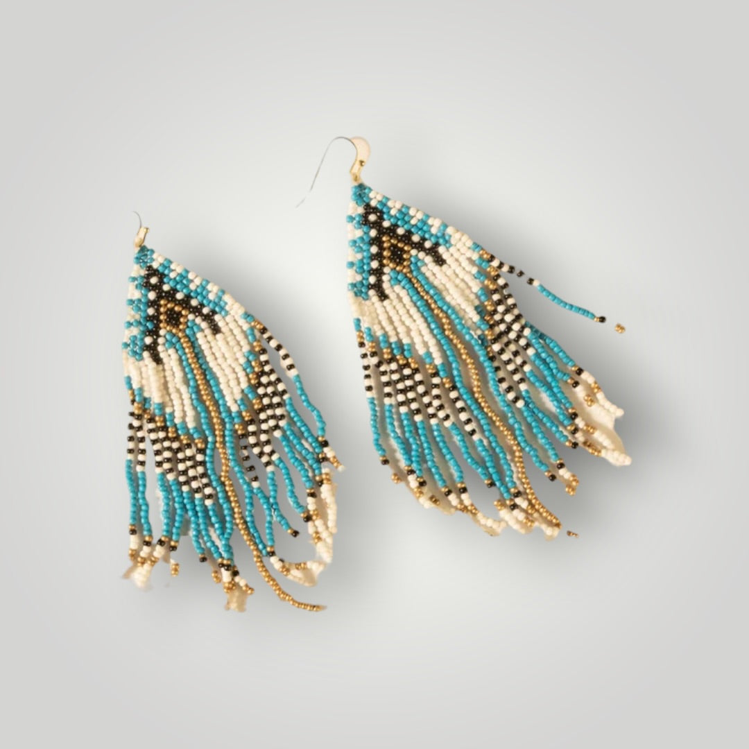 Wildloom Chevron Drop Earrings