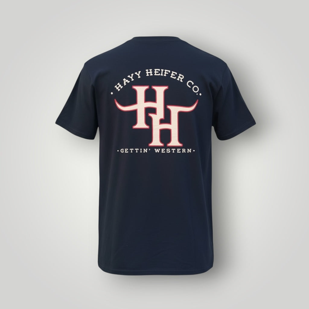 Men’s Hayy Heifer Co. Gettin’ Western Tee