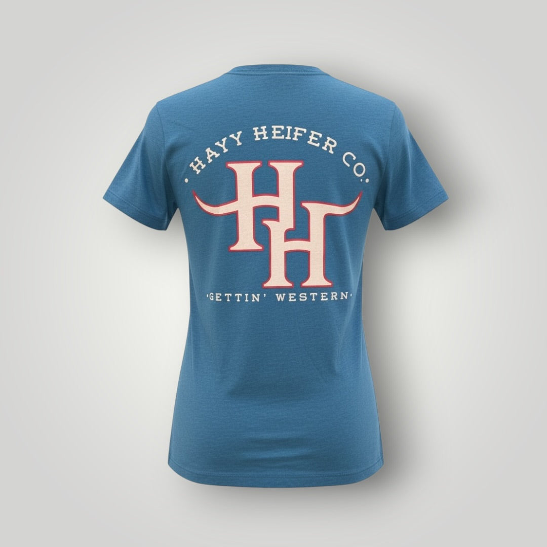 Women’s Hayy Heifer Co. Gettin’ Western Tee